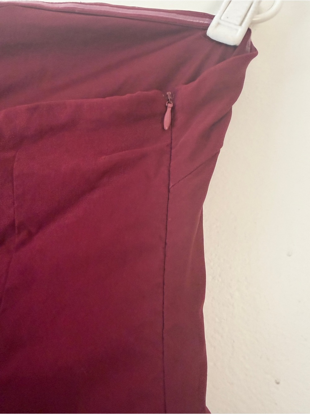 Princess Polly Strapless Mini Dress in Wine - Picture 6 of 8